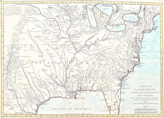 Louisiana, Texas, Florida, Mississippi, North America, French Forts, Appalachian mountains, Natives, Native Americans, Apache, Apaches des Sept Rivieres, Seven Rivers, Choumans, Nations Sauvages, Sauvages, Fort de st. Jean, Nouveau Mexique, Cadodaquios, M