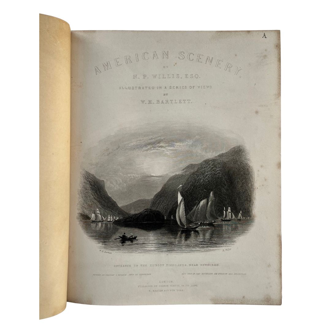 American Scenery; or Land, Lake, and River. Illustrations of Transatlantic Nature.  (K1-A-2)