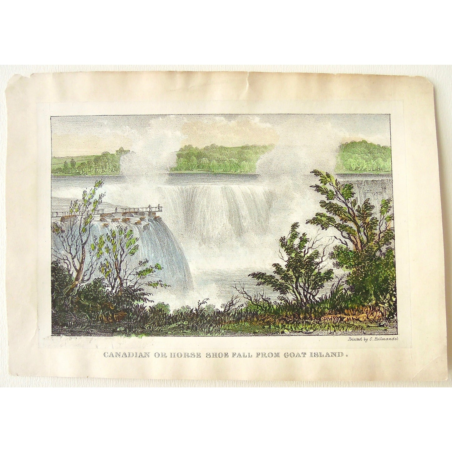 Canadian or Horse Shoe Fall from Goat Island. (B1-E-24c)