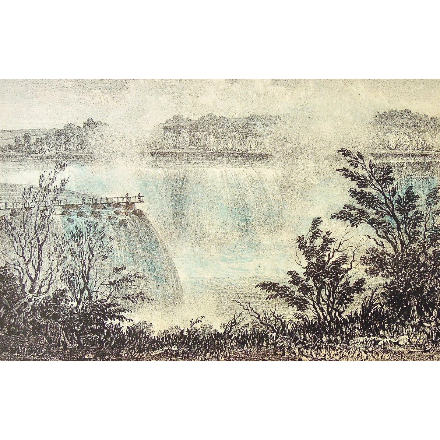 Canadian or Horse Shoe Fall from Goat Island. (B1-E-24e)