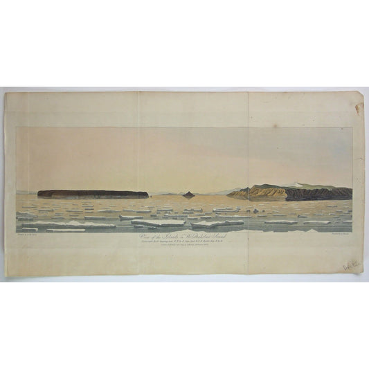 View of the Islands in Wolstenholme Sound. Dalrymple Rock bearing true N.E. by E. Cape Stair, N.N.E. Booth's Bay, N. by E.  (B3-17a)