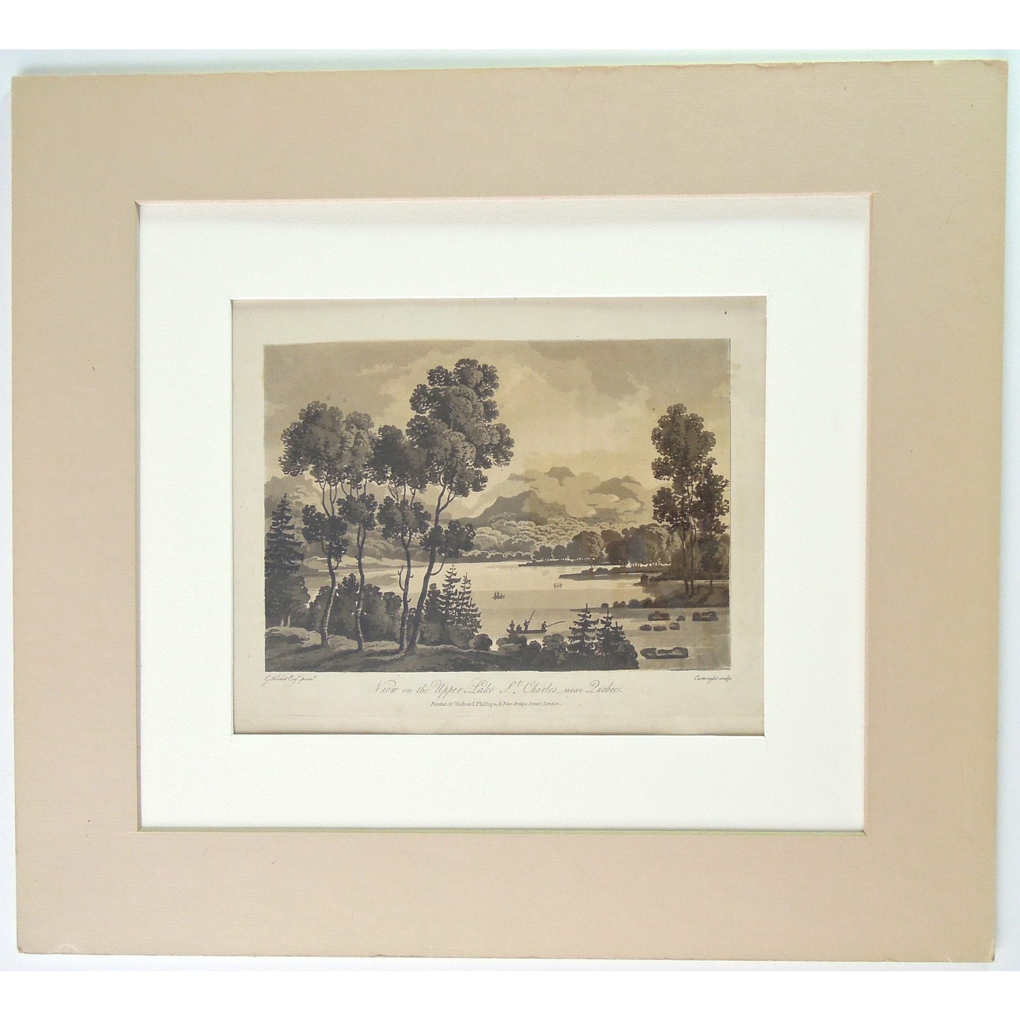 View of the Upper Lake St. Charles, near Quebec. (B2-35d)