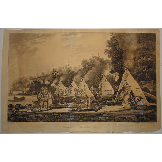 Encampment of the Domiciliated Indians.  (B2-16)