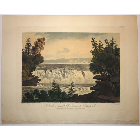 Fall of the Grande Chaudière, on the Outaouais River.  (B2-21a)