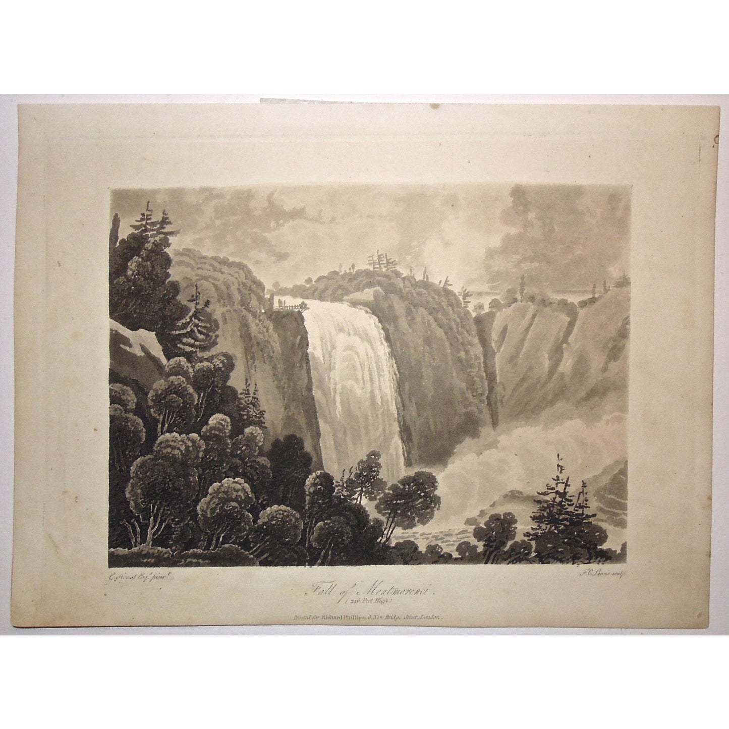 Falls of Montmorenci (246 Feet High). (B2-30a)