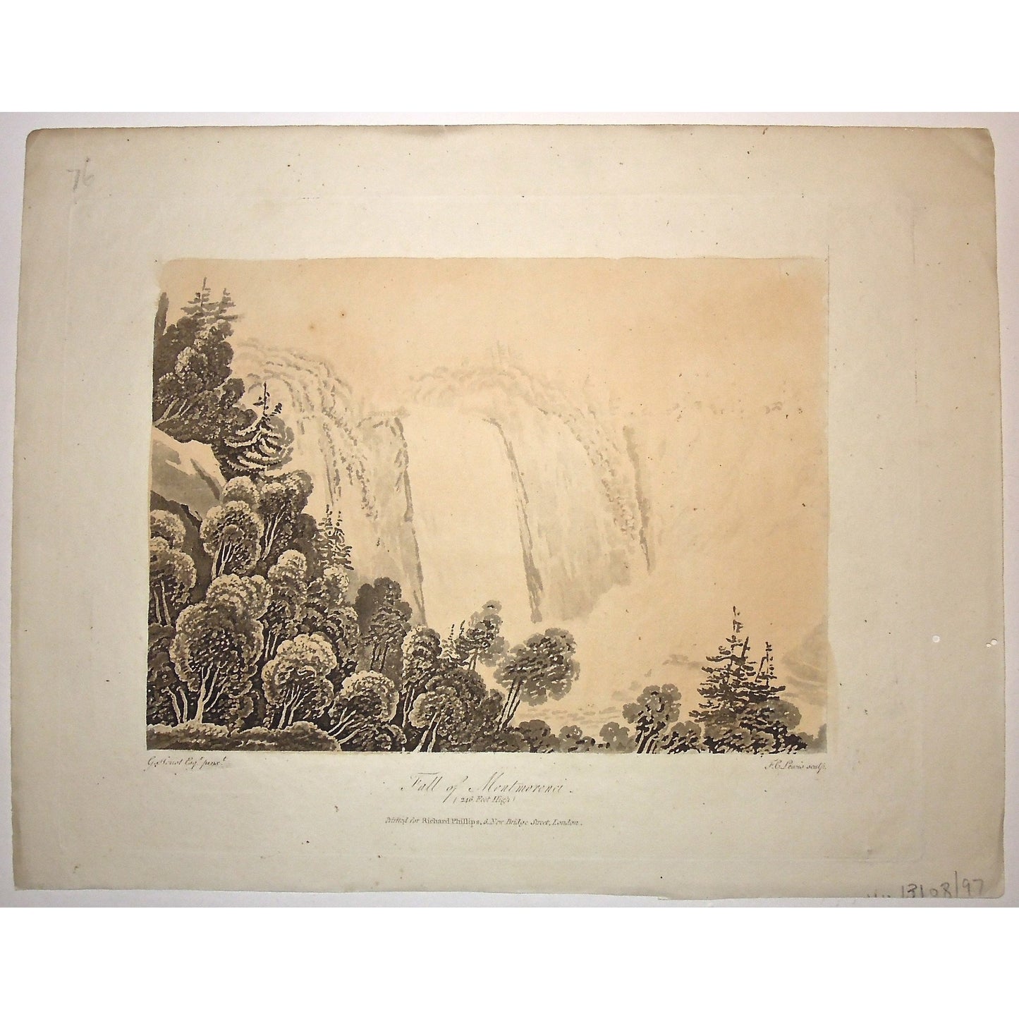 Falls of Montmorenci (246 Feet High). (B2-30d)