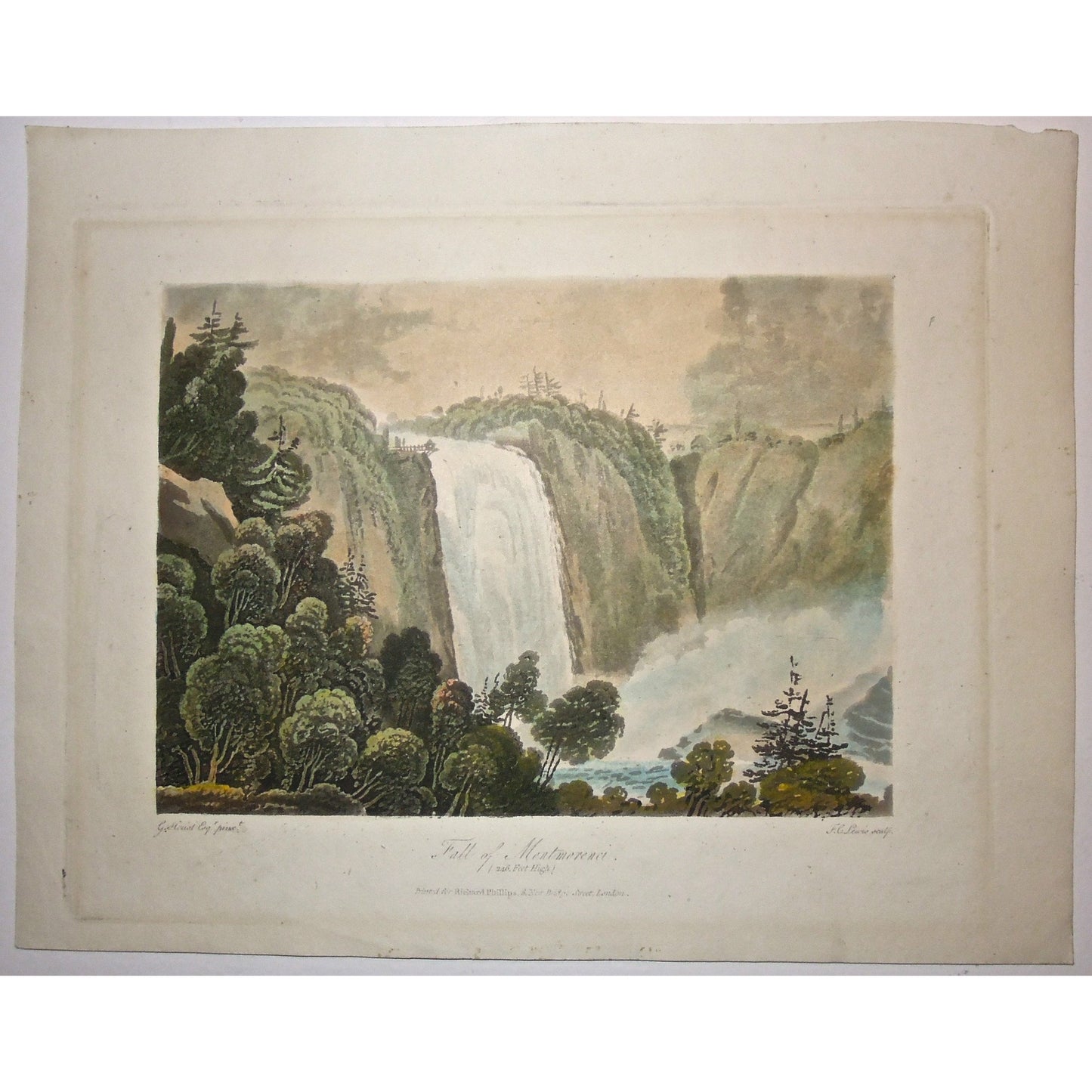 Falls of Montmorenci (246 Feet High). (B2-30e)