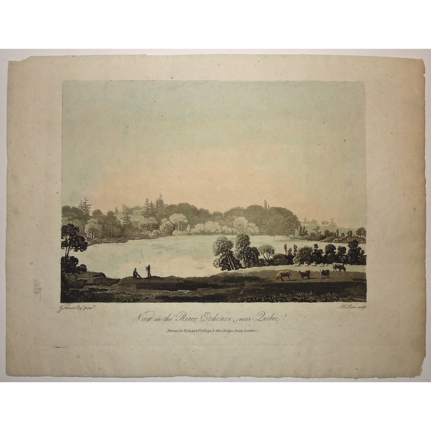 View on the River Etchemin, near Quebec. (B2-31b)