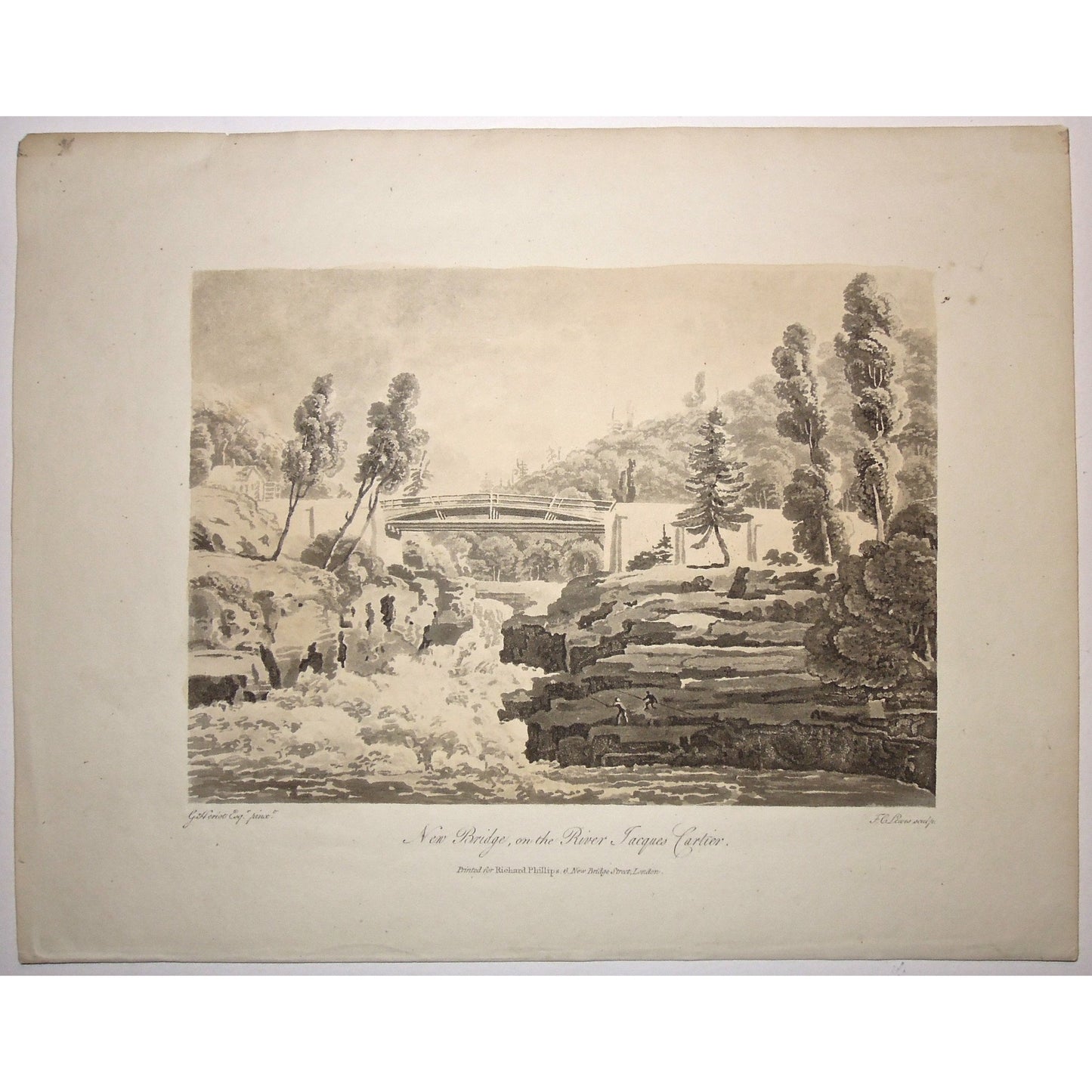 New Bridge, on the River Jacques Cartier. (B2-34b)