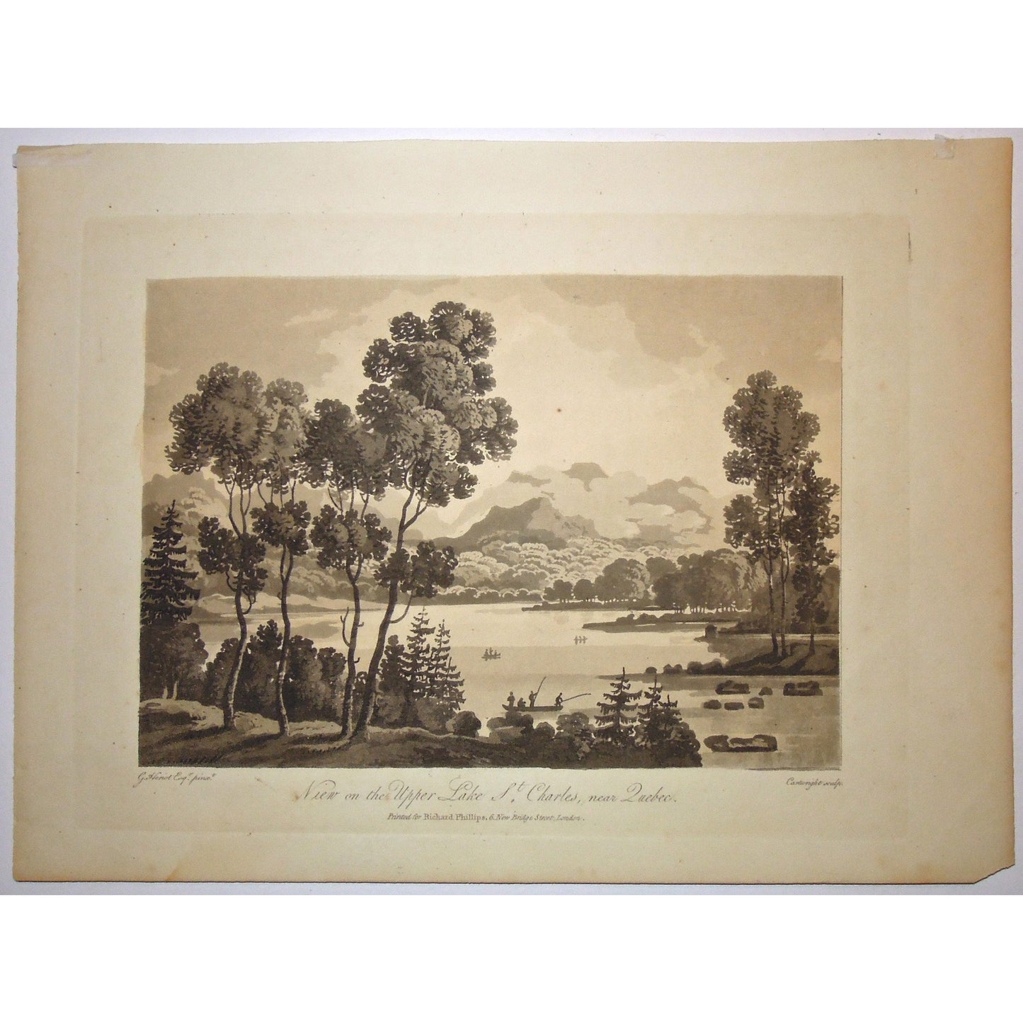 View of the Upper Lake St. Charles, near Quebec. (B2-35b)