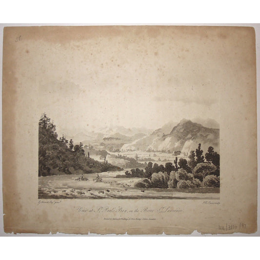 View of St. Paul's Bay, on the River St. Lawrence.  (B2-38d)