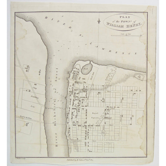 Plan of the Town of William Henry.  (S3-28a)