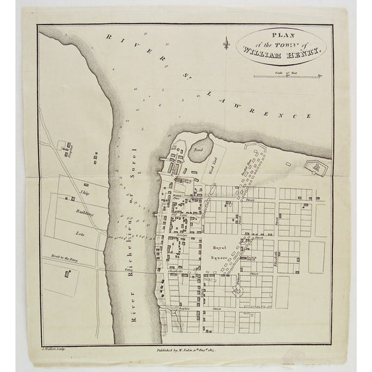 Plan of the Town of William Henry.  (S3-28c)
