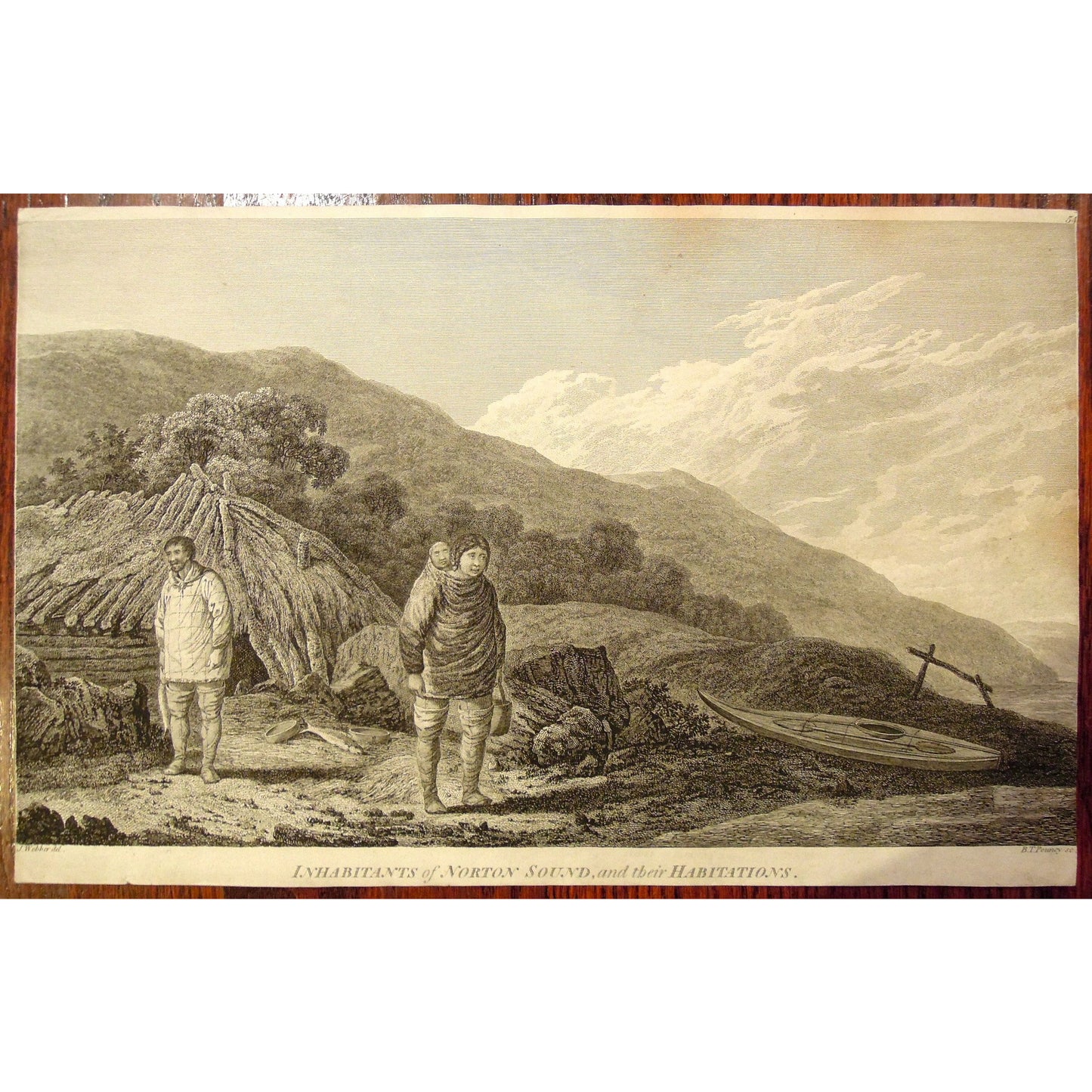 Inhabitants of Norton Sound, and their Habitations. (S1-9a)