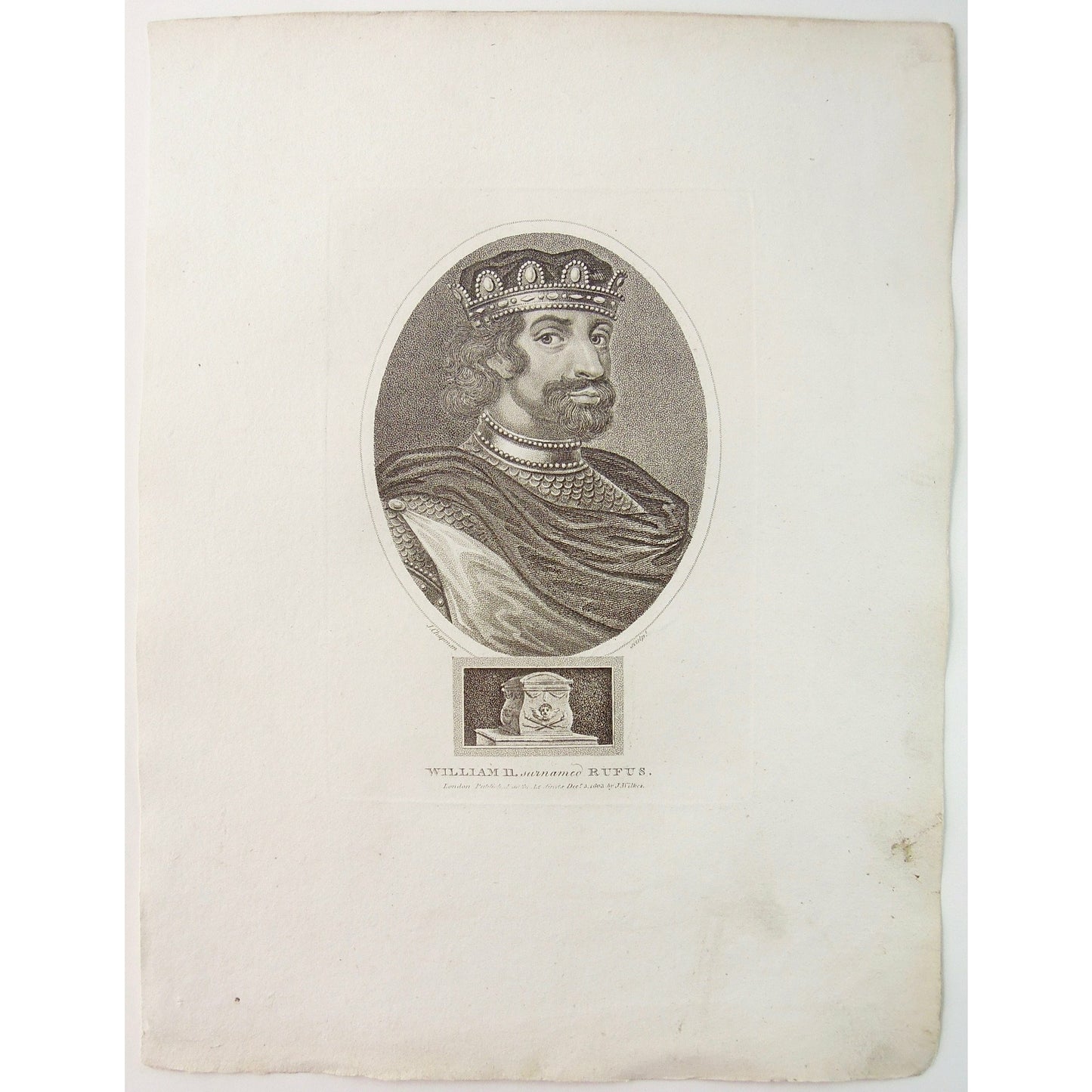 William II. surnamed Rufus.  (B1-398)
