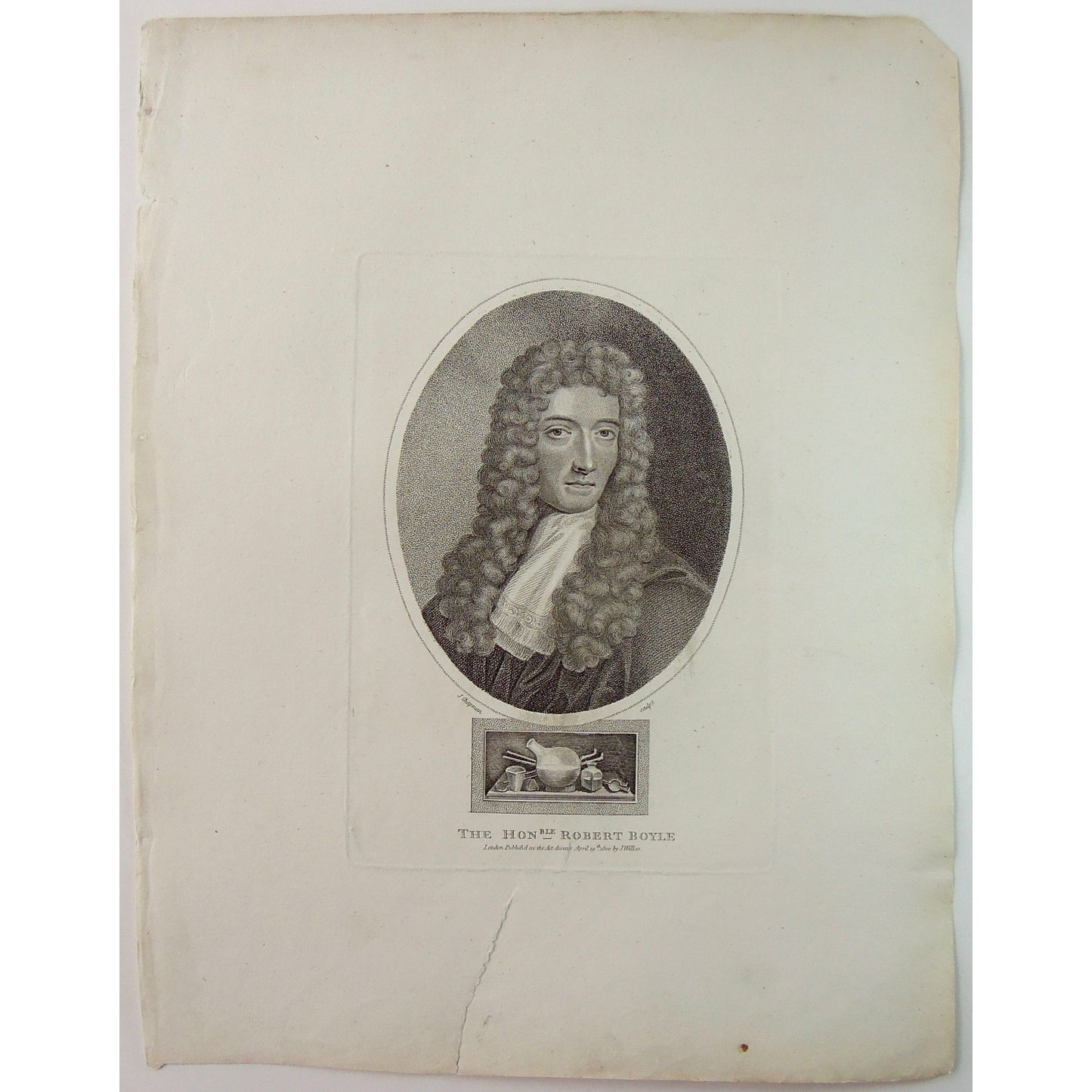 The Honble Robert Boyle.  (B1-403)