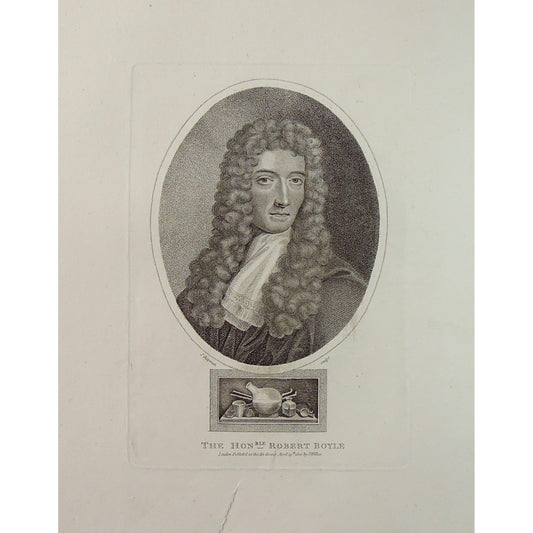 The Honble Robert Boyle.  (B1-403)