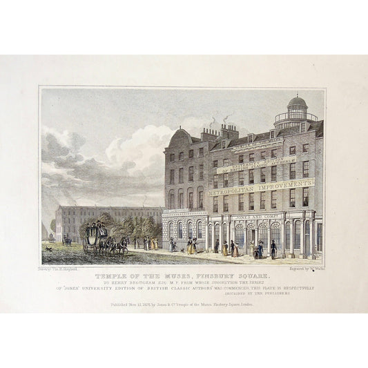Temple of the Muses, Finsbury Square.  (S2-36b)