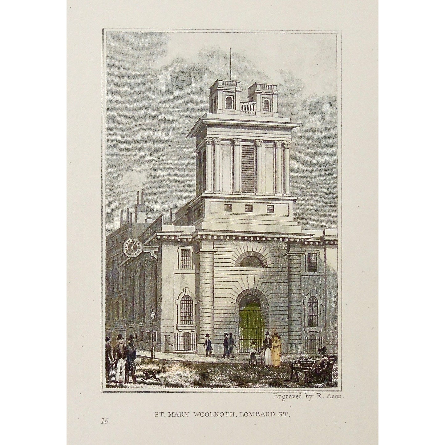 The Mansion House, from the Bank.  (S2-37c)