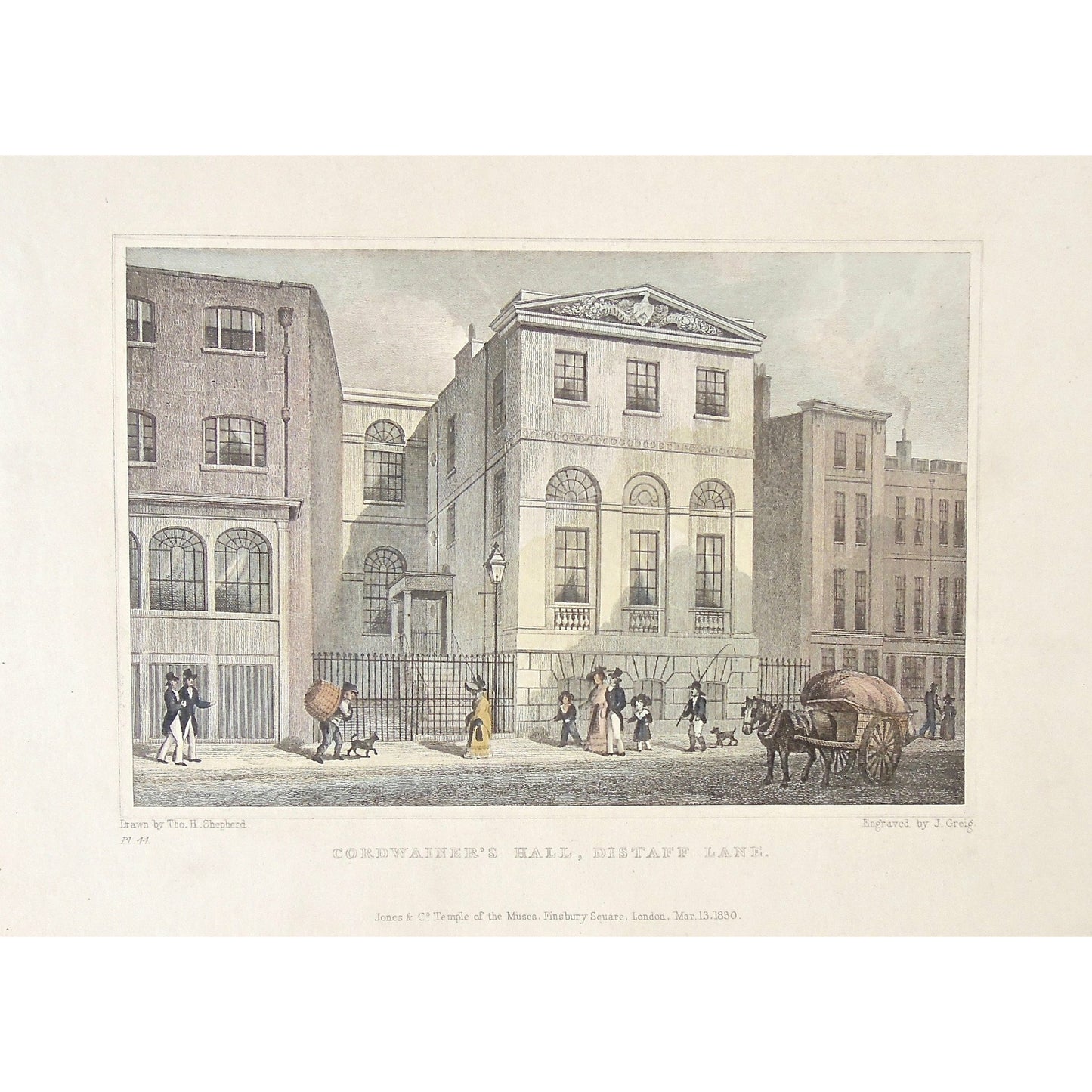 Barber Surgeon's Hall, Monkwell Street.  (S2-41a)