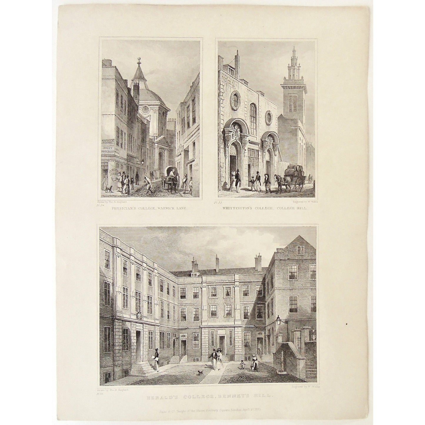 Physician's College, Warwick Lane. (S2-42a)