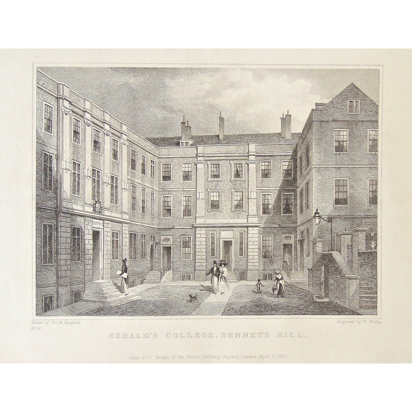 Physician's College, Warwick Lane.  (S2-42a)