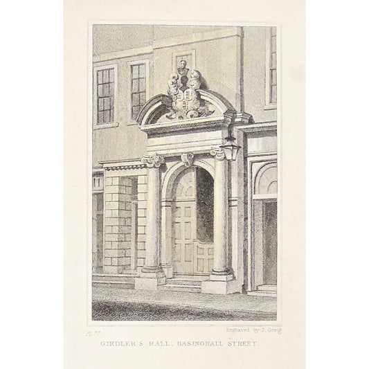 Girdler's Hall, Basinghall Street.  (S2-43b)