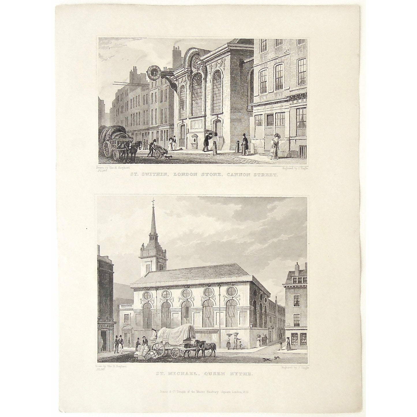 St. Swithin, London Stone, Cannon Street.  (S2-49a)