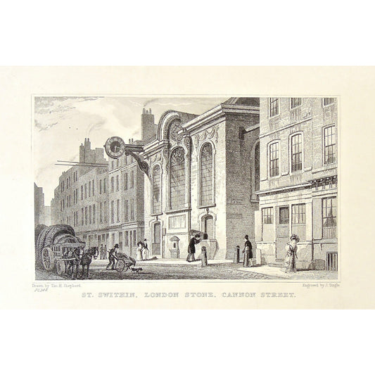 St. Swithin, London Stone, Cannon Street.  (S2-49a)