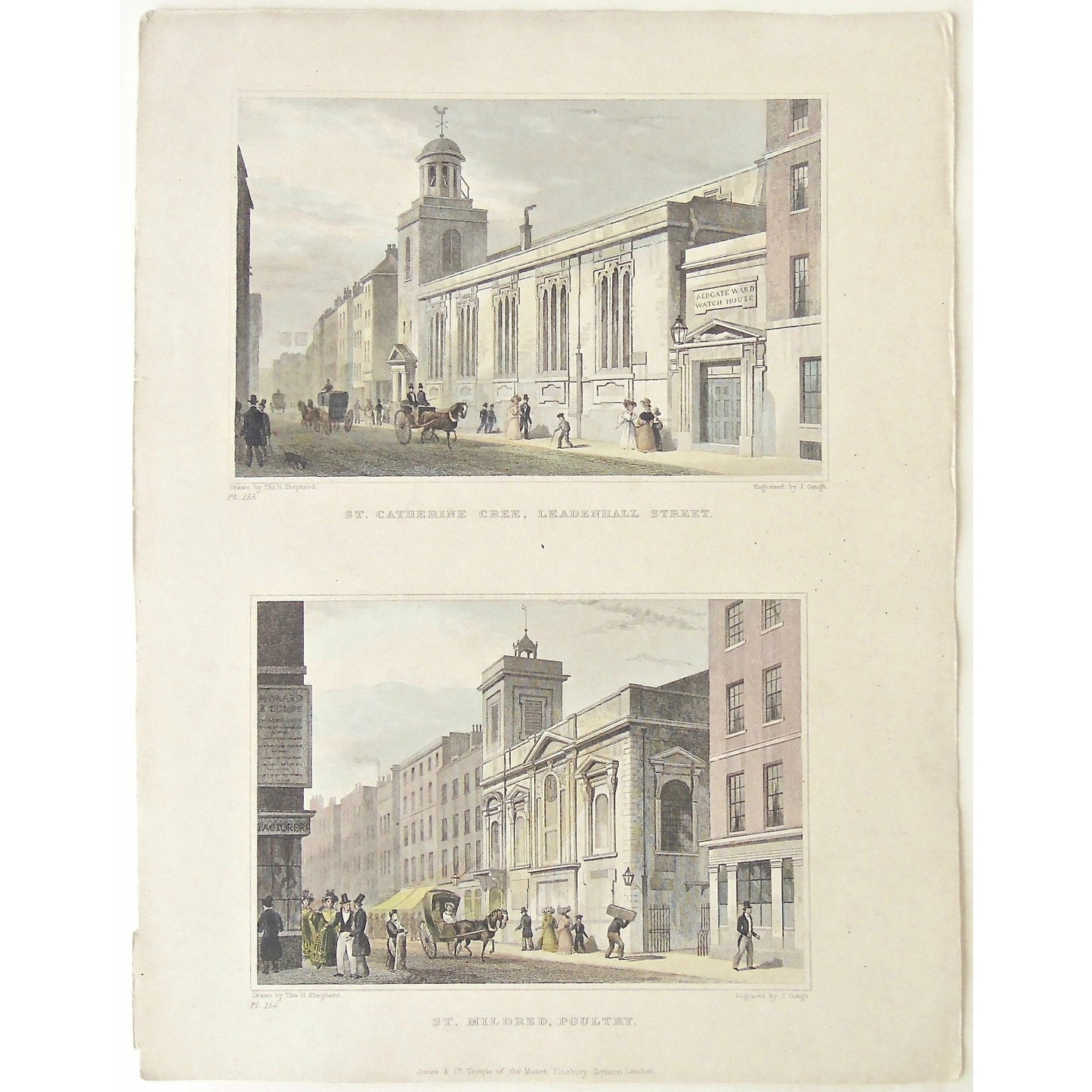 St. Catherine Cree, Leadenhall Street. / St. Mildred, Poultry.  (S2-51)