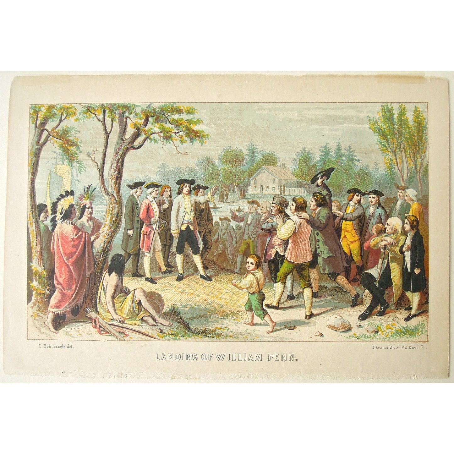 Landing of William Penn. (B4-261)