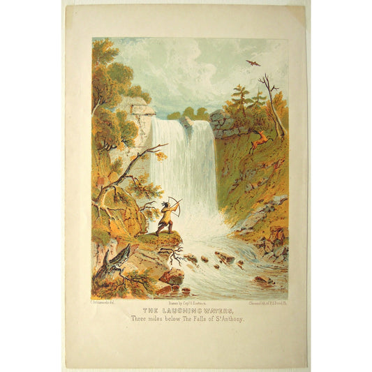 The Laughing Waters, Three miles below The Falls of St. Anthony.  (B4-262)