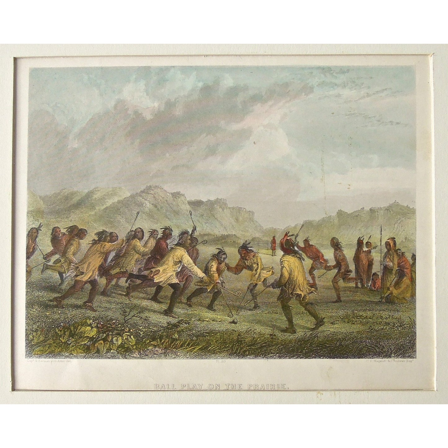 Ball Play on the Prairie. (B4-265)