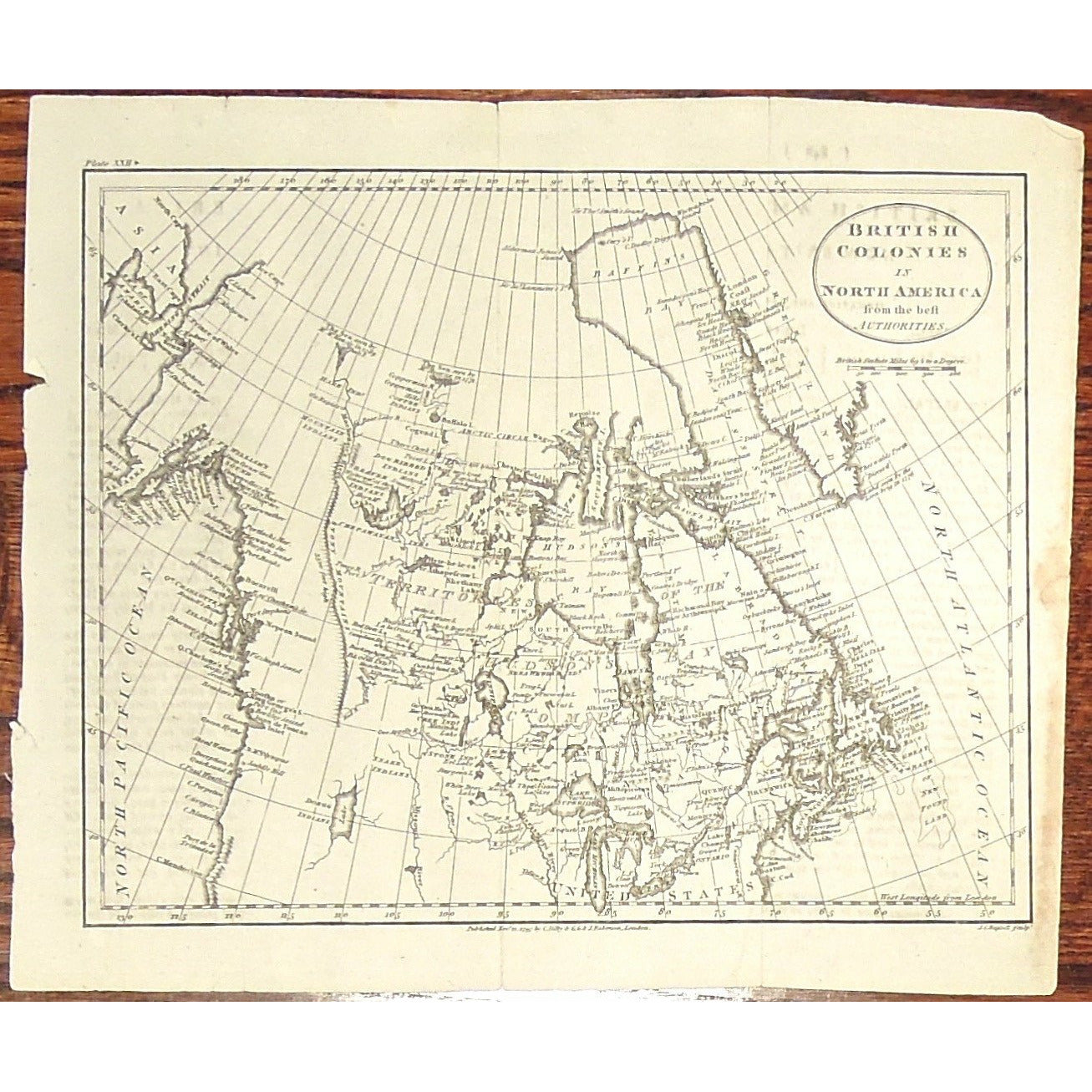 British Colonies in North America from the best Authorities.  (S3-3)