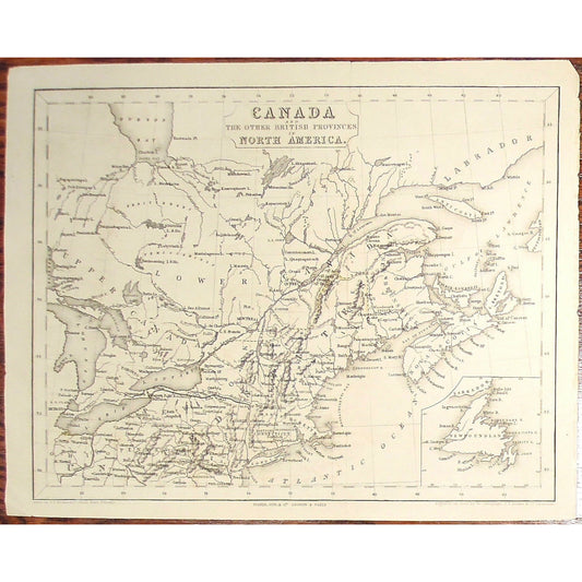 Canada and the other British Provinces in North America.  (S3-21)