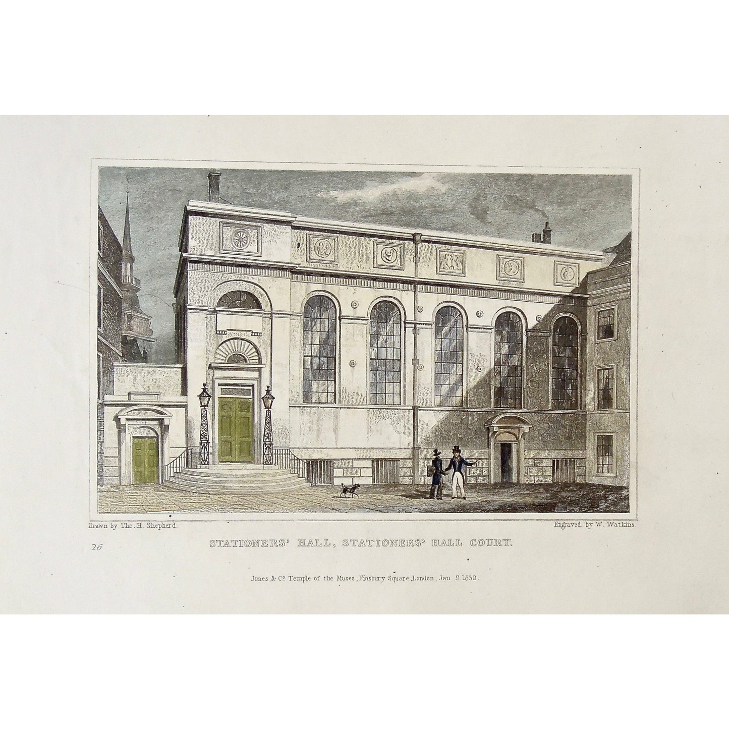 Drapers' Hall, Throgmorton St. / Stationers' Hall, Stationers' Hall Court.  (S2-39)