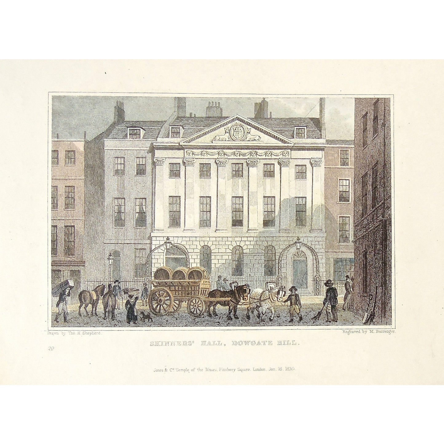 Skinners' Hall, Dowgate Hill.  (S2-40c)