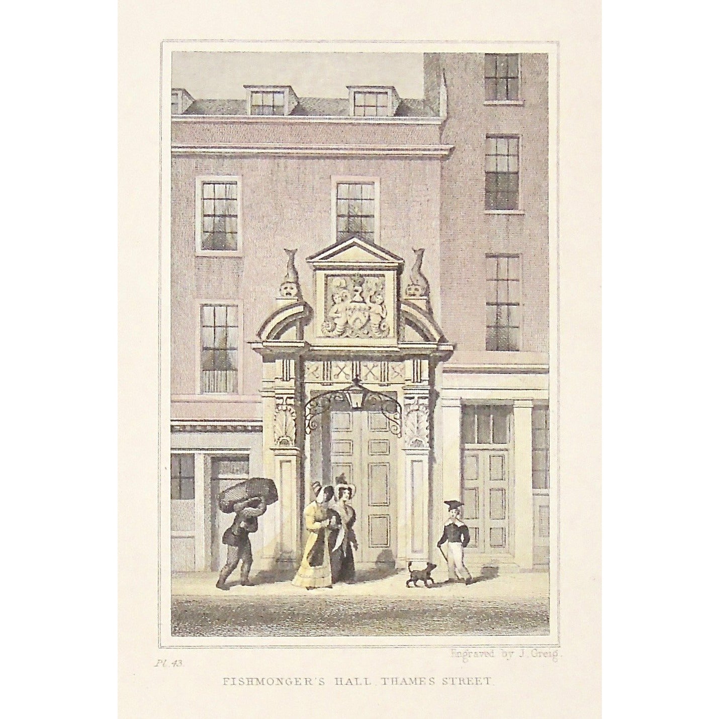 Barber Surgeon's Hall, Monkwell Street.  (S2-41a)