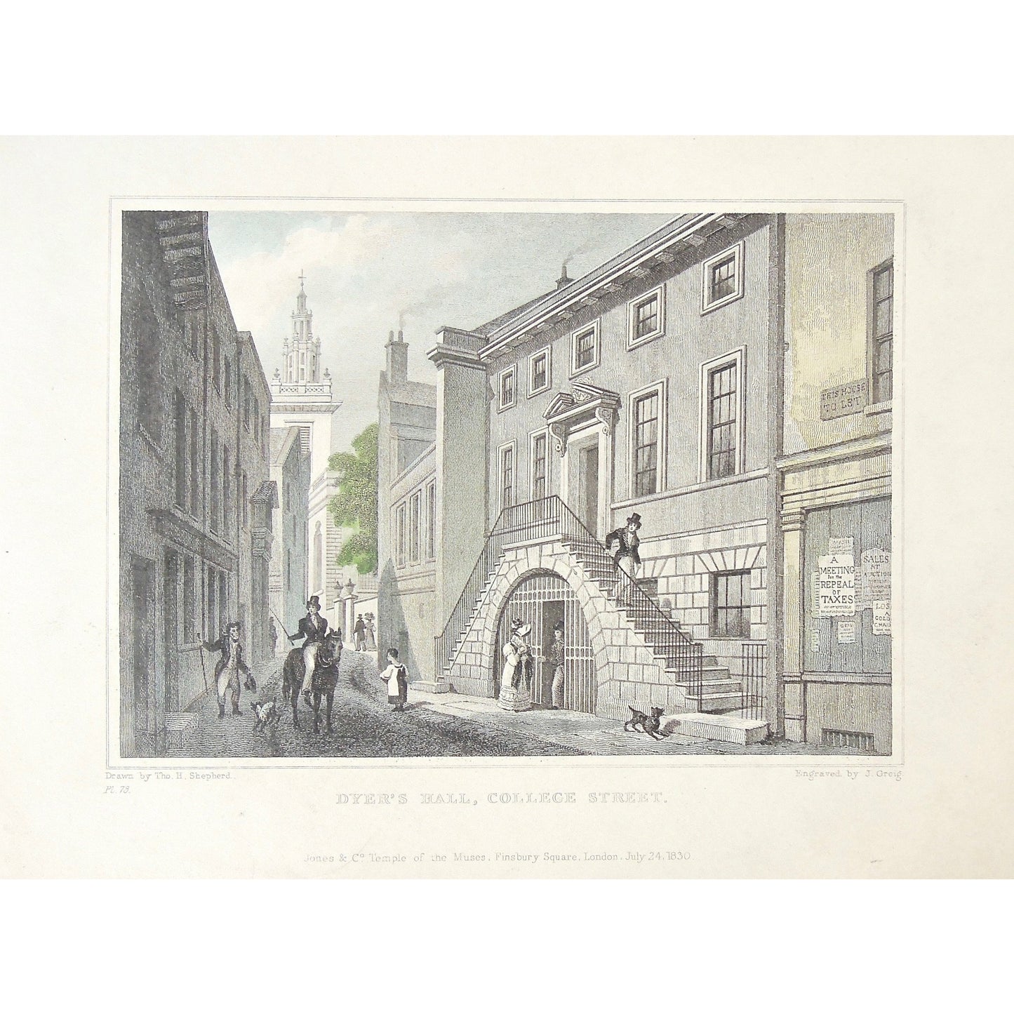 Innholder's Hall, College Street. / Girdler's Hall, Basinghall Street. / Dyer's Hall, College Street.  (S2-43)