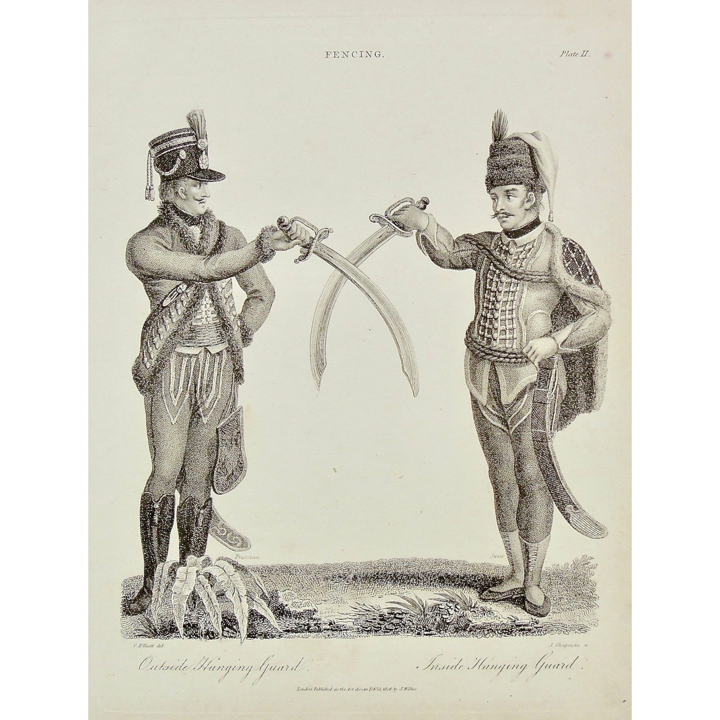 Fencing, Sport, Games, Outside Hanging Guard, Inside Hanging Guard, Guard, Hanging, Sports, Sporting clothes, Helmets, Swords, Curved swords, Prussian, Swiss, Antique Prints, Antique, Prints, Vintage, Art, Wall art, decor, Encyclopedia, 1806,Fencing, Sport, Games, Outside Hanging Guard, Inside Hanging Guard, Guard, Hanging, Sports, Sporting clothes, Helmets, Swords, Curved swords, Prussian, Swiss, Antique Prints, Antique, Prints, Vintage, Art, Wall art, decor, Encyclopedia, 1806, Chapman, Elliott, Adlard, W