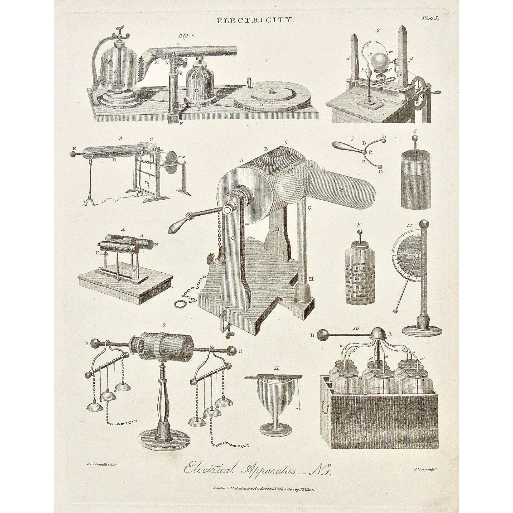 Electricity, Electric, Electrical, Electrical Apparatus, Machine, Machines, Machinery, Mechanics, Contraptions, Process, Diagram, Science, Scientific, Universal Dictionary, Dictionary, Encyclopaedia Londinensis, Encyclopedia, London, Antique Print, Antique, Prints, Vintage, Vintage Art, Art, Wall art, Decor, wall decor, Home Decor, Interior design, Interior, Historical, History, Art History, design, engraving, original, authentic, Collectors, Collectable, rare books, rare, book, printmaking, print, printers