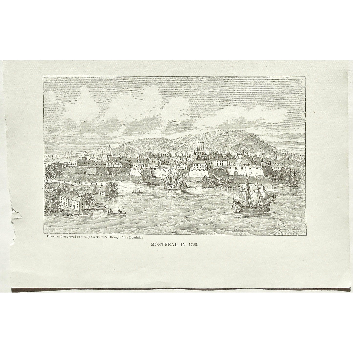 Montreal in 1720.  (B2-69d2)