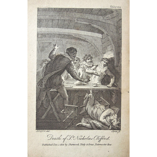 Death of Sr. Nicholas Clifford.  (B5-A-7)