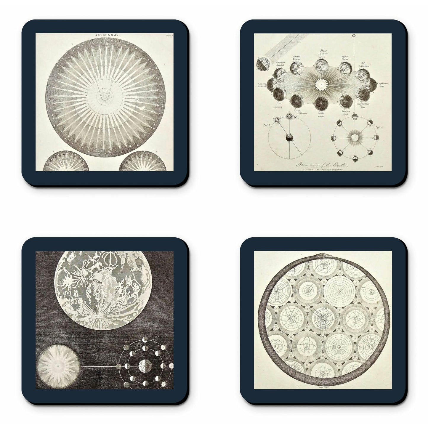 Astronomy Coasters (set of 4)