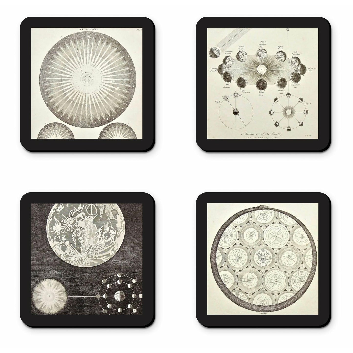 Astronomy Coasters (set of 4)